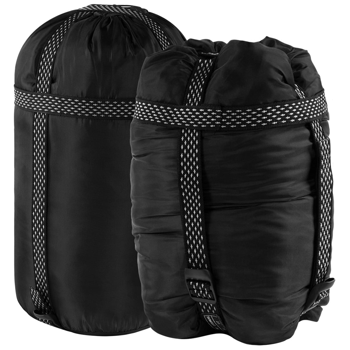 Śpiwór Alpinus Warm 1350 Czarny - lewy