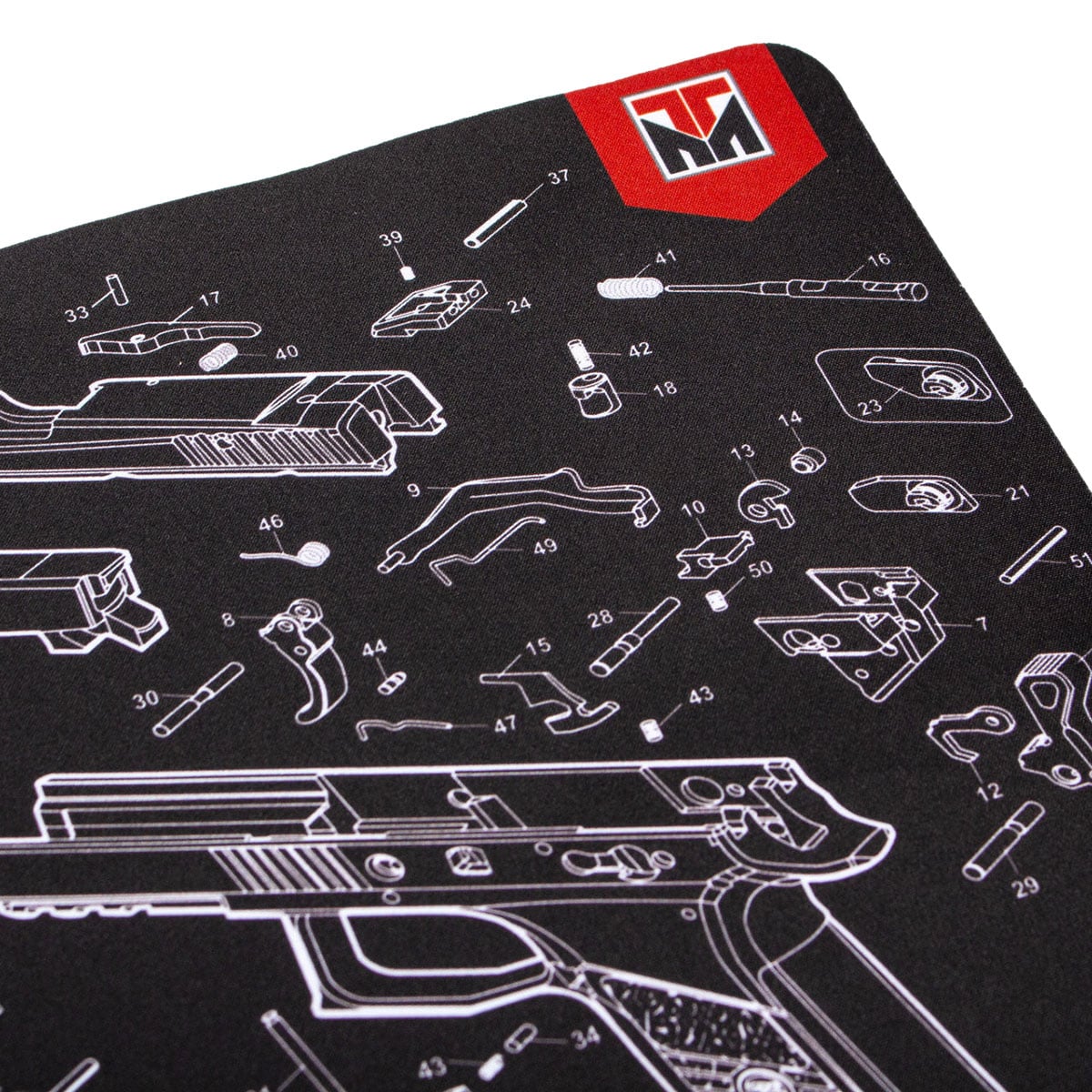 Mata do czyszczenia broni TekMat CZ P-07/P09 - Black
