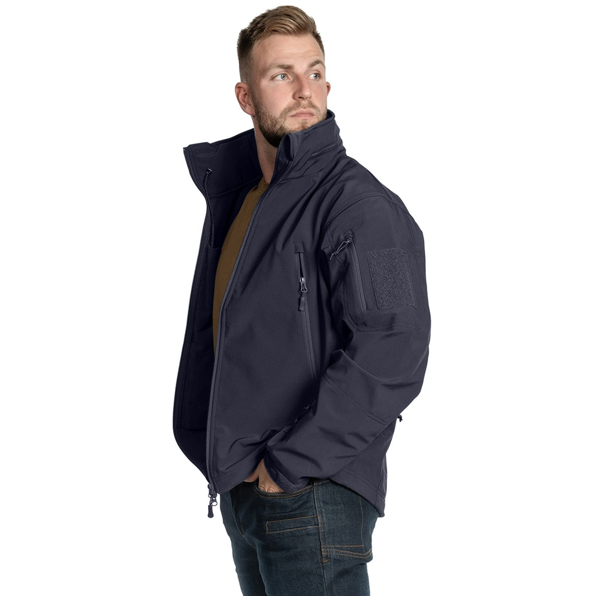 Kurtka Helikon Gunfighter Softshell Shark Skin Windblocker - Navy Blue