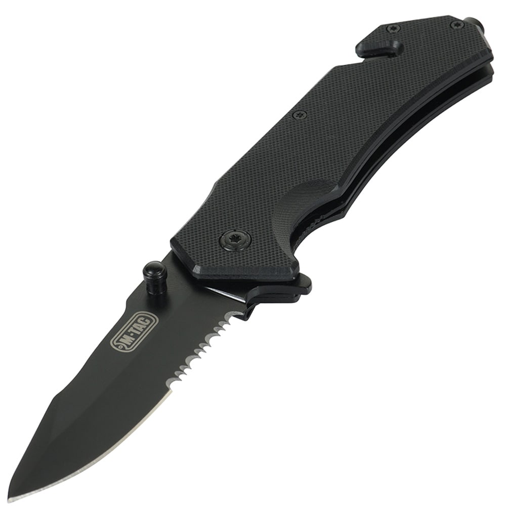 Nóż składany ratowniczy M-Tac Type 3 - Black