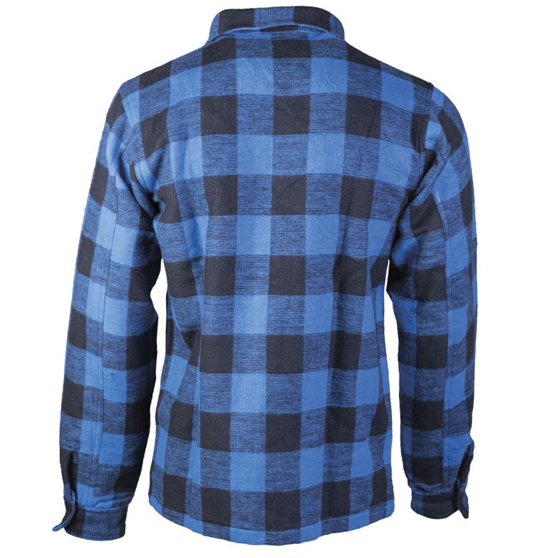 Koszula Mil-Tec Flannel Shirt Longsleeve - Black/Blue