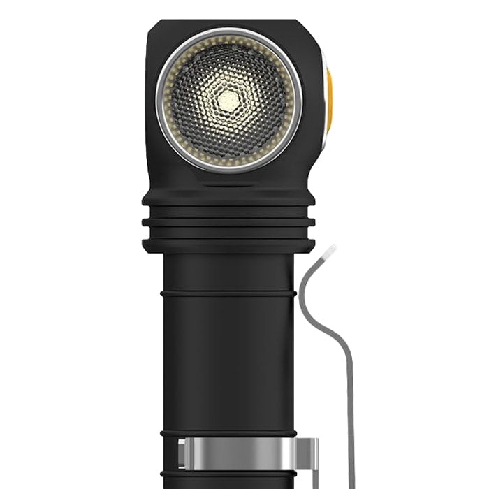 Latarka czołowa i kątowa Armytek Wizard C2 Pro Nichia Magnet USB Yellow PCB - 1600 lumenów