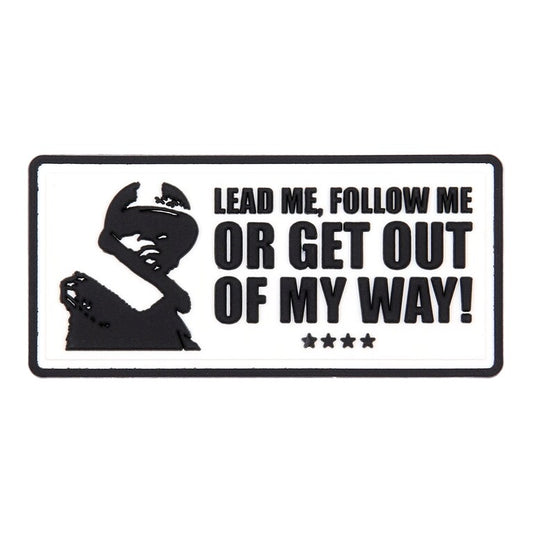 Naszywka 3D 101 Inc. Lead Me, Follow Me - biała