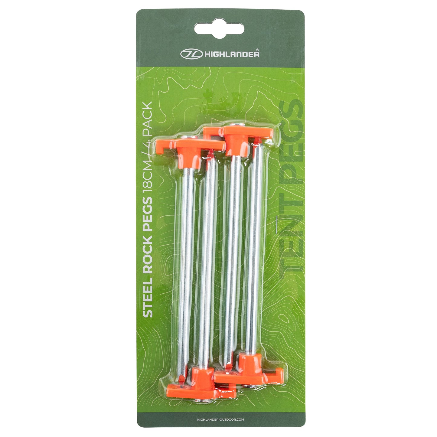 Śledzie stalowe Highlander Outdoor 18 cm - 4 szt.