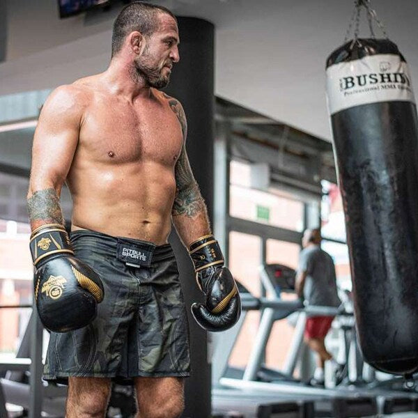 Rękawice bokserskie DBX Bushido B-2V13 - Czarno-złote