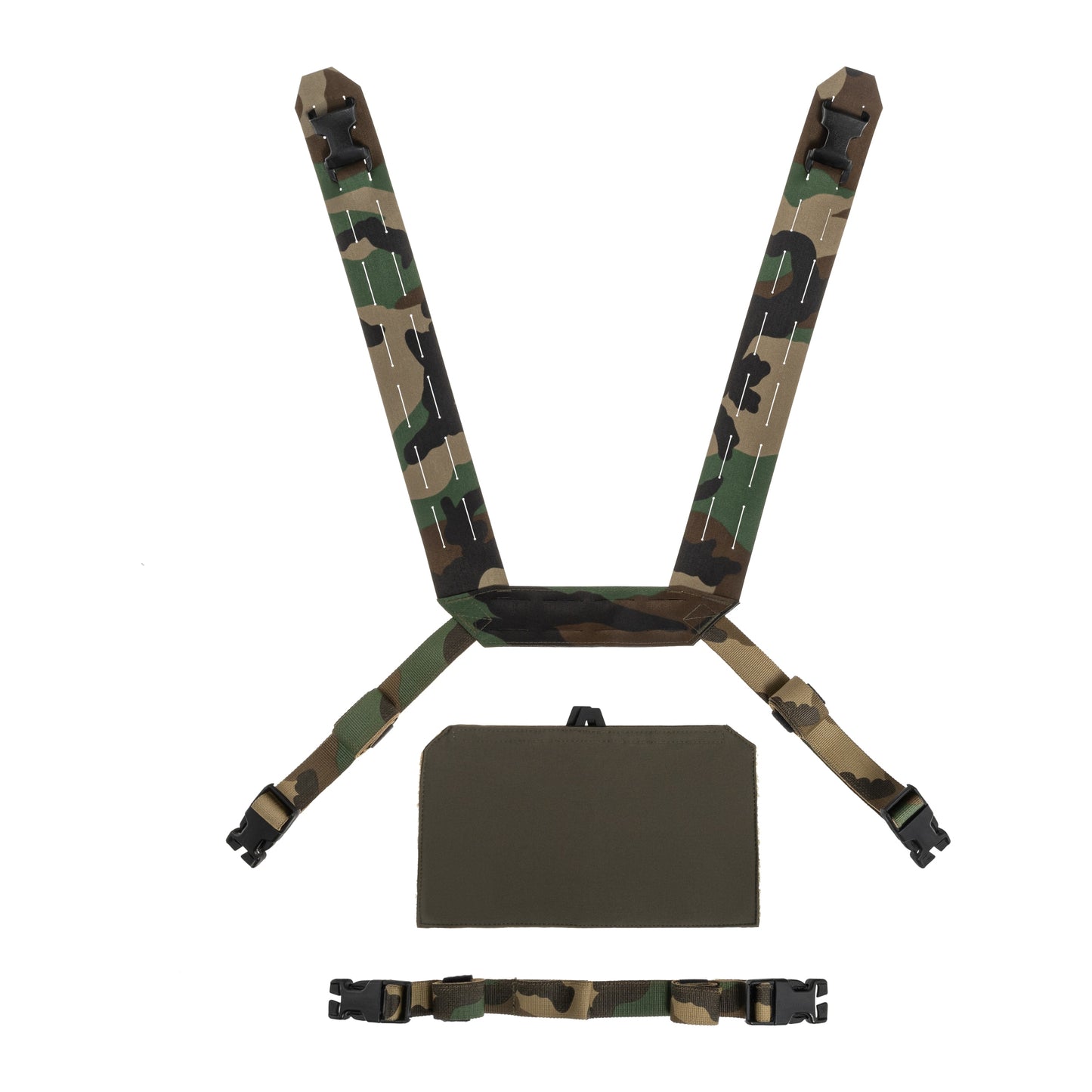 Szelki taktyczne Direct Action Front Flap Rig Interface - Woodland