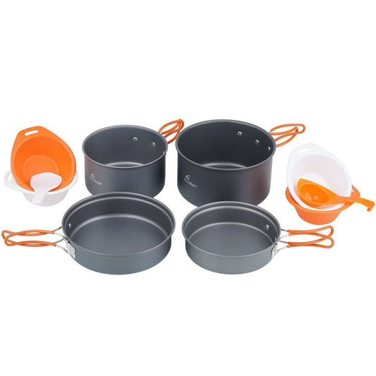 Zestaw naczyń turystycznych Fire Maple Grey - 4 szt.
