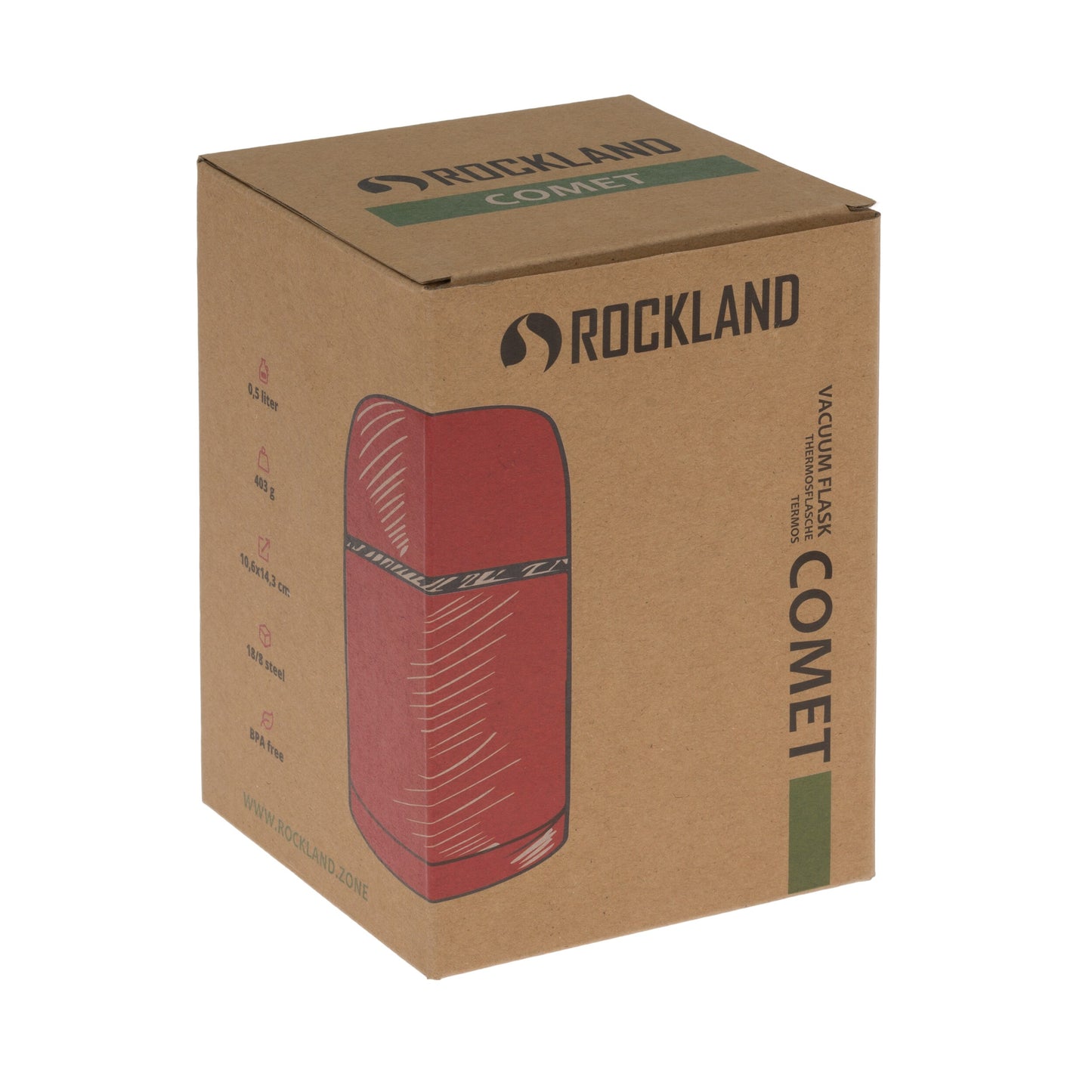Termos obiadowy Rockland Comet 500 ml - Czerwony