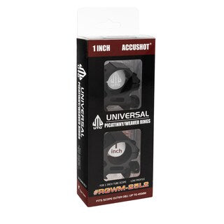 Montaż UTG 2-częściowy niski Profile Scope Hex Thumb Nut Picatinny 1"