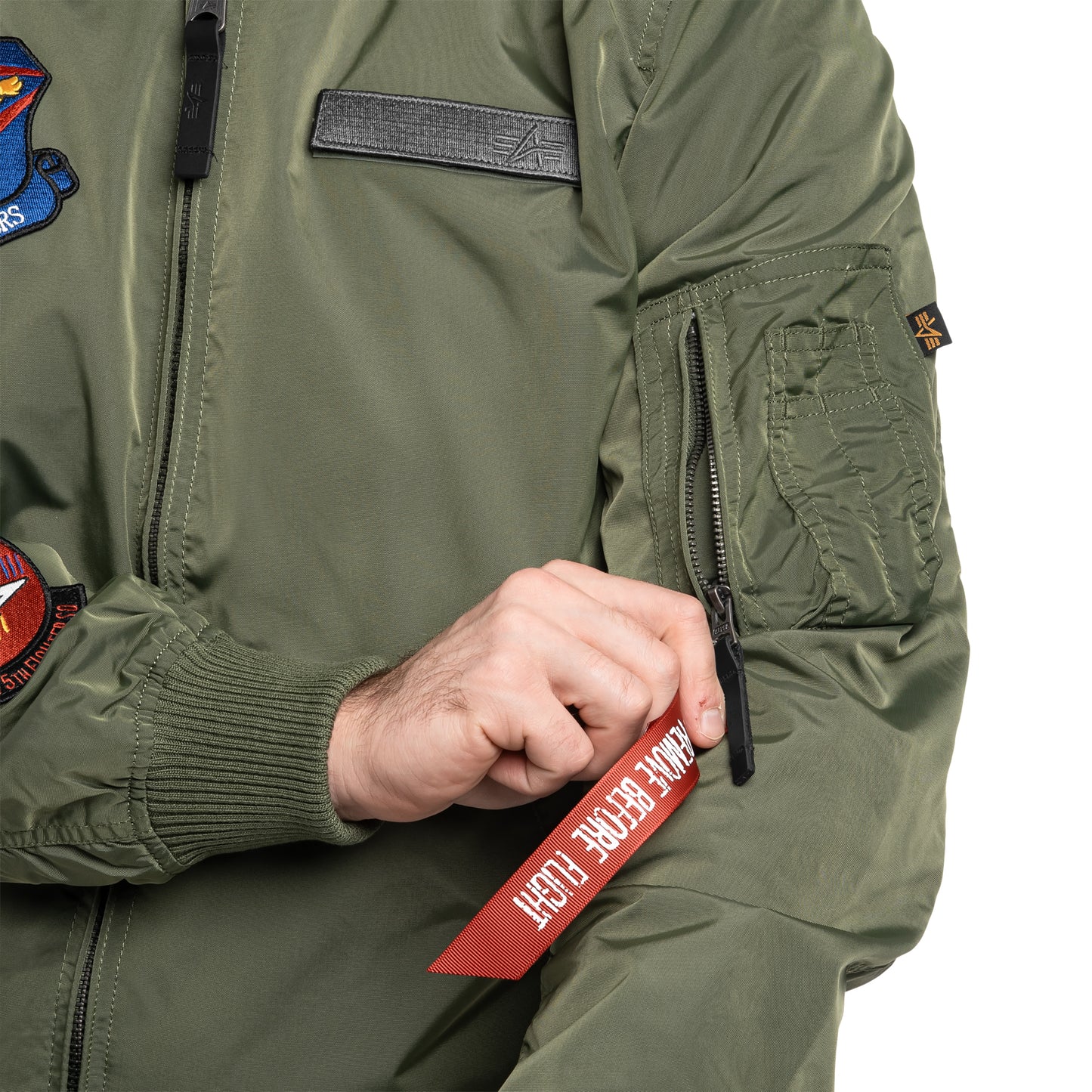 Kurtka Alpha Industries MA-1 TT Flying Tigers - Sage Green