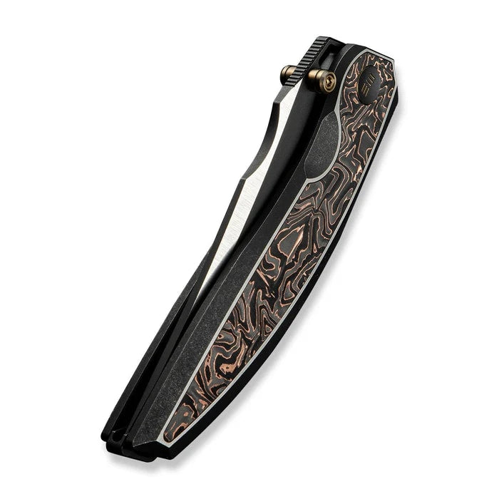 Nóż składany WE Knife Quinseris - Black Titanium/Copper Foil