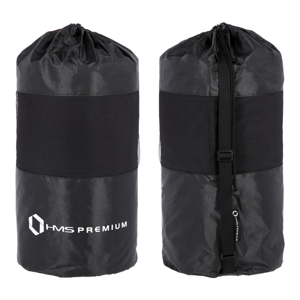 Mata z poduszką do akupresury HMS Premium AKM04 - black/yellow