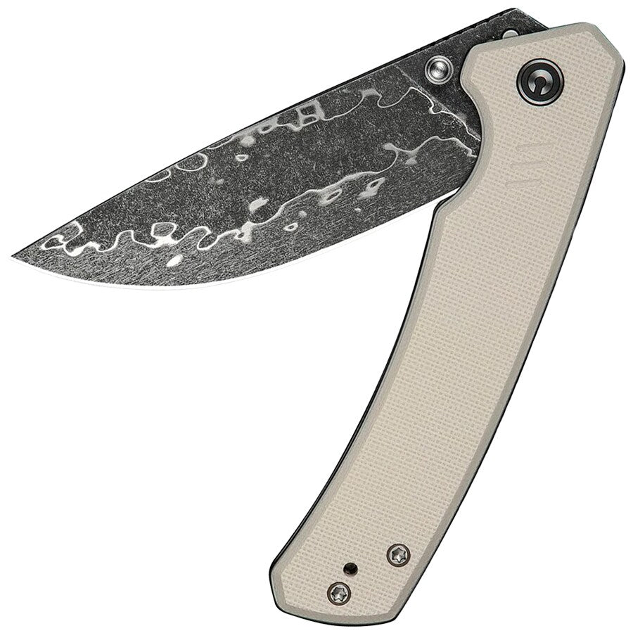Nóż składany Civivi Merit - Damascus/Ivory G10