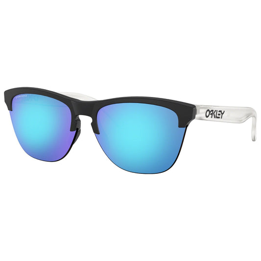 Okulary przeciwsłoneczne Oakley Frog Lite Matte Black Prizm Sapphire