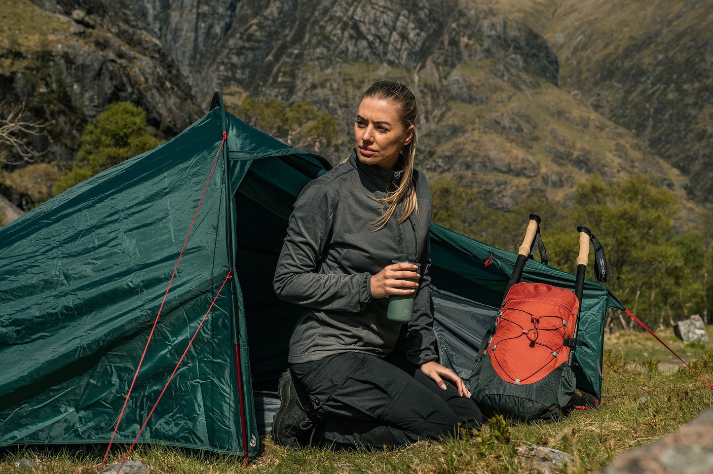 Plecak Highlander Outdoor Venture 20 l - Rust Grey