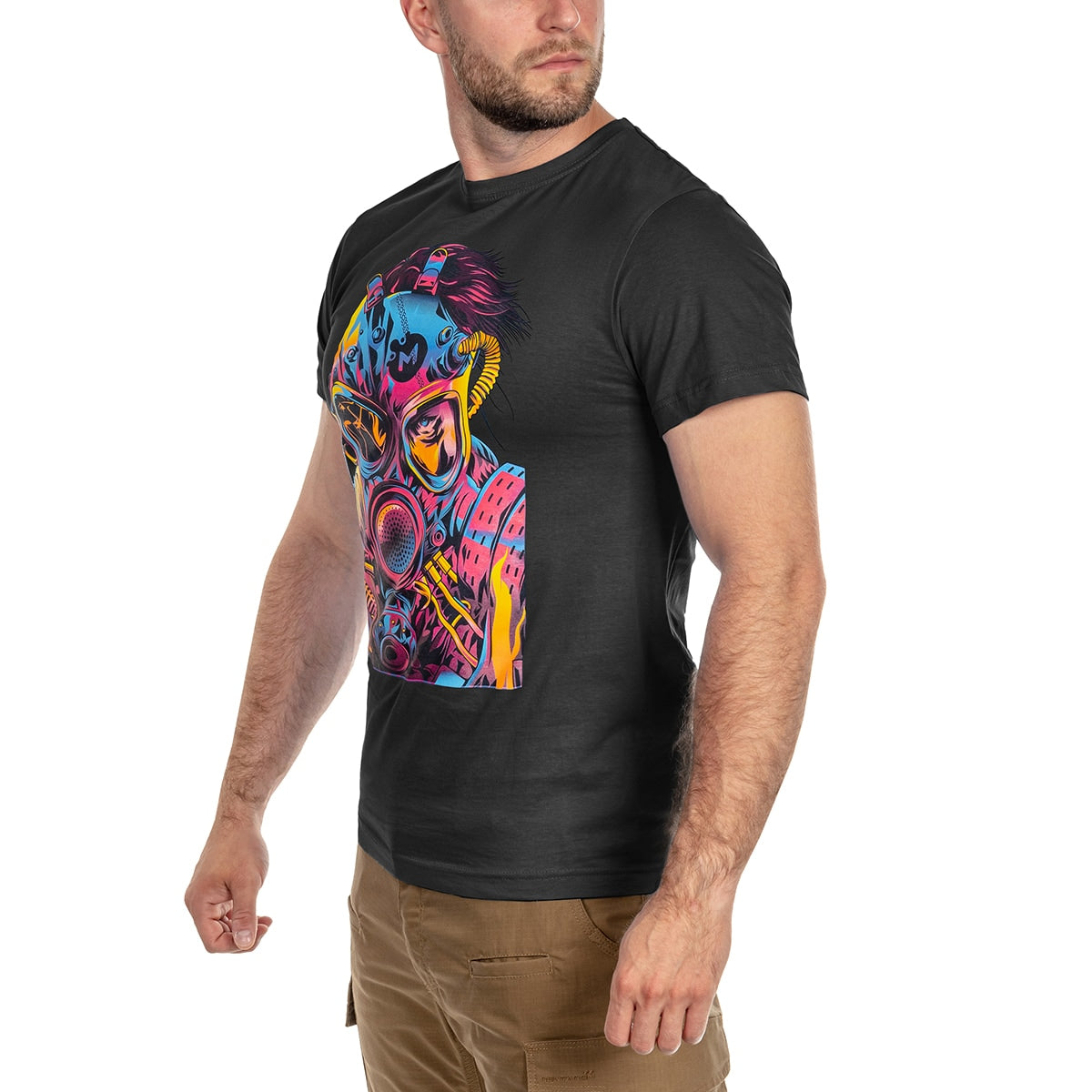 Koszulka T-Shirt Voyovnik Cyberpunk - Czarna