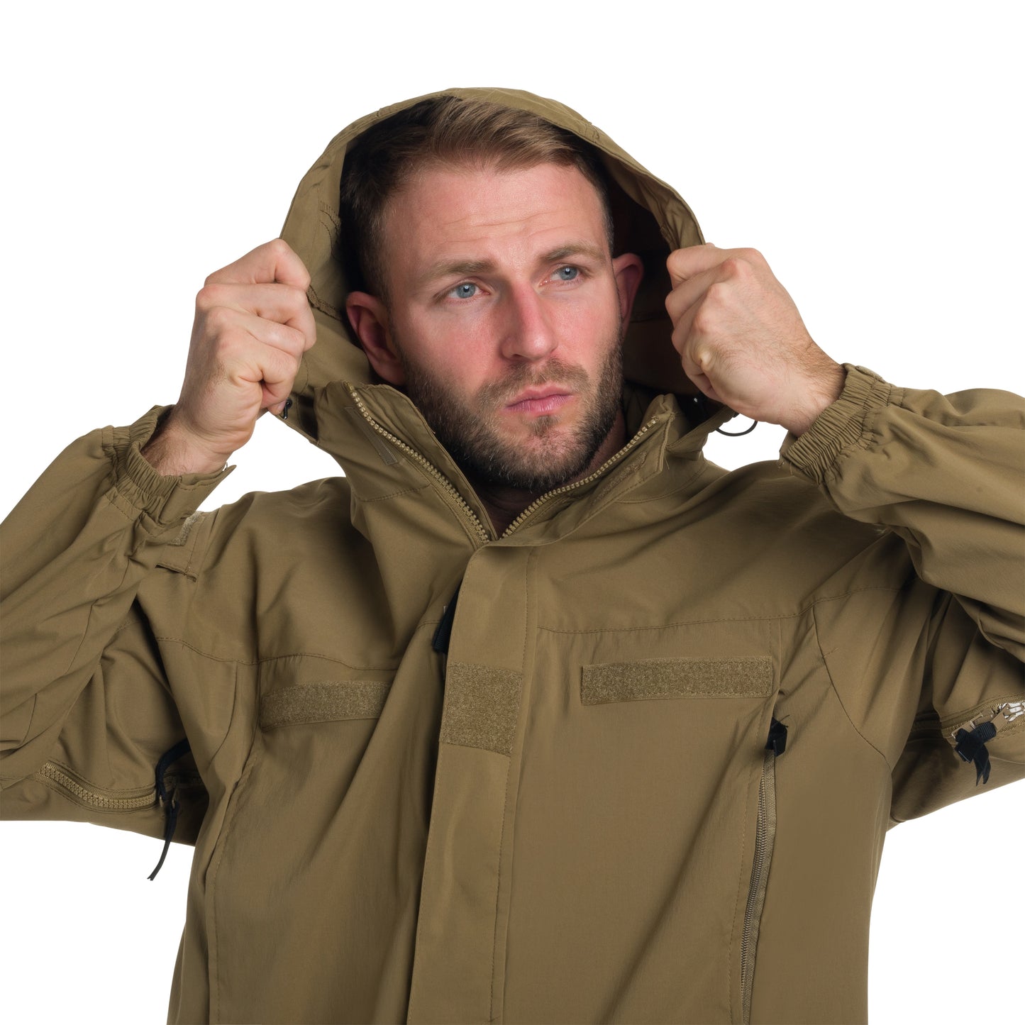 Kurtka MFH US Softshell Level 5 - Coyote