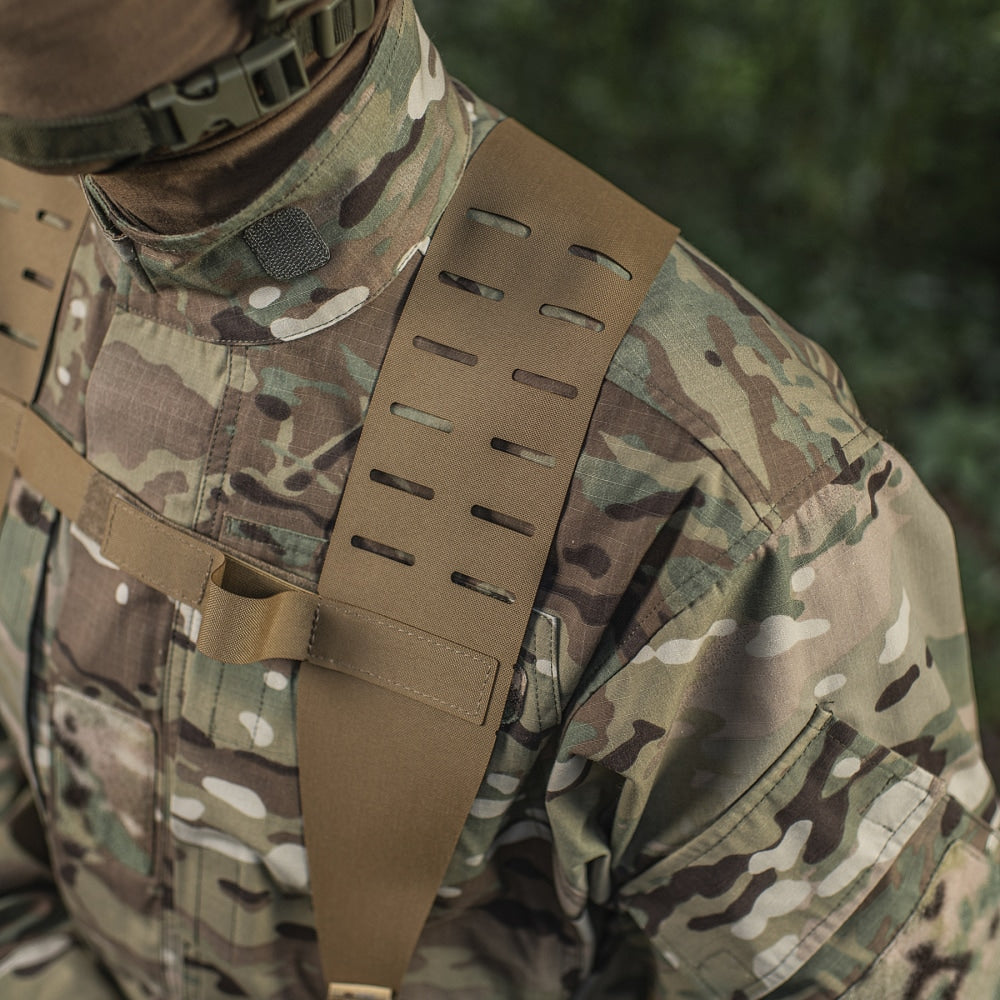 Szelki M-Tac Laser Cut Long do pasa taktycznego - Coyote