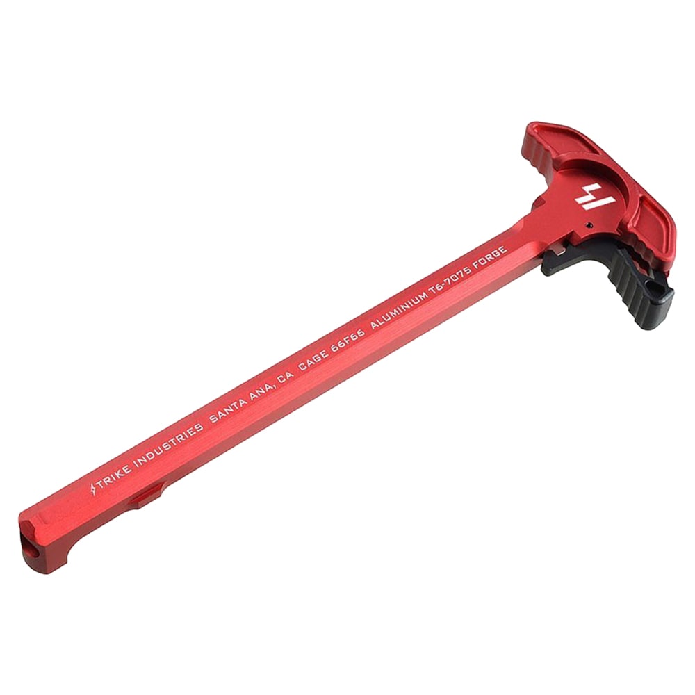 Dźwignia przeładowania Strike Industries Charging Handle with Extended Latch do karabinków AR - Red