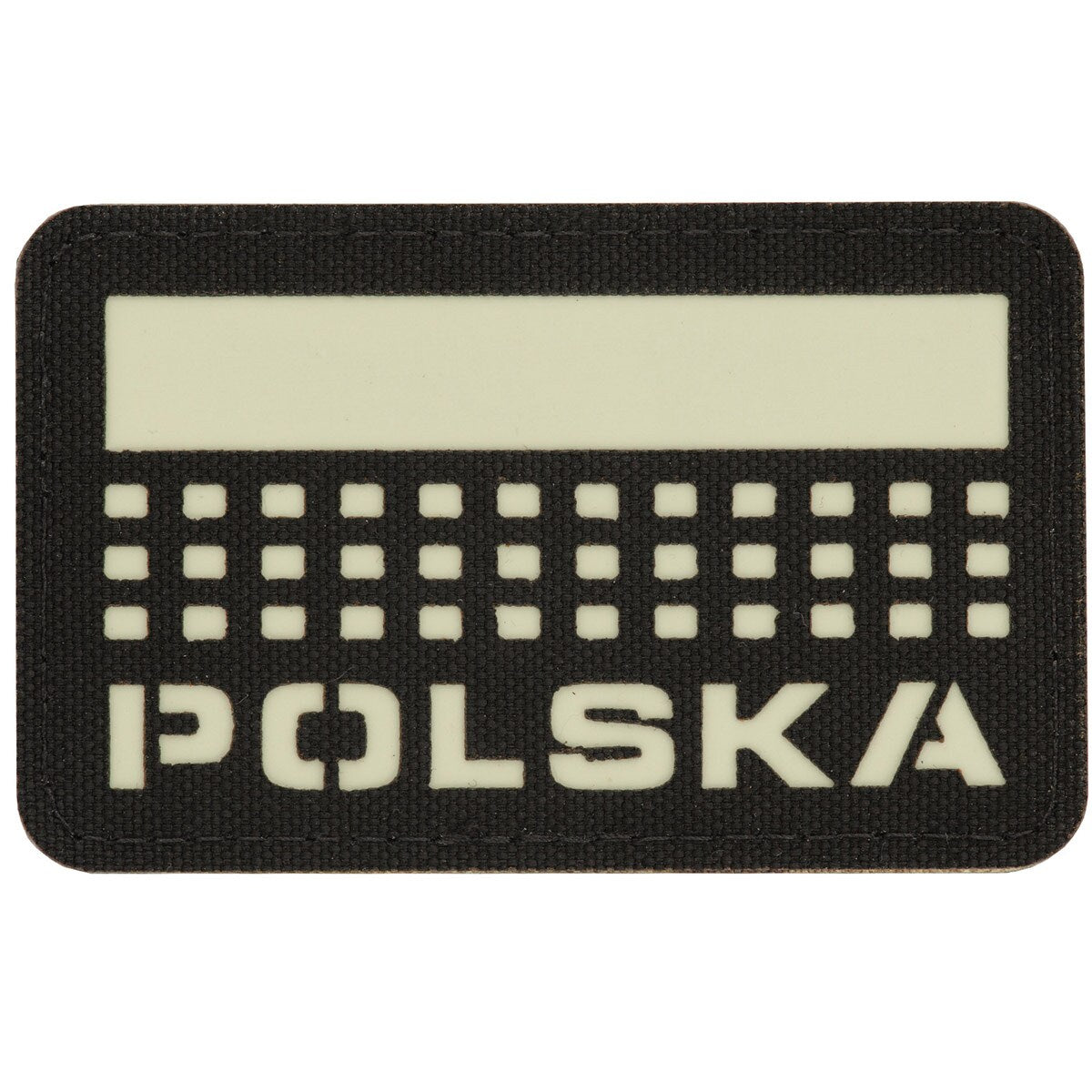 Naszywka M-Tac Flaga Polska Laser Cut - Black Luminate