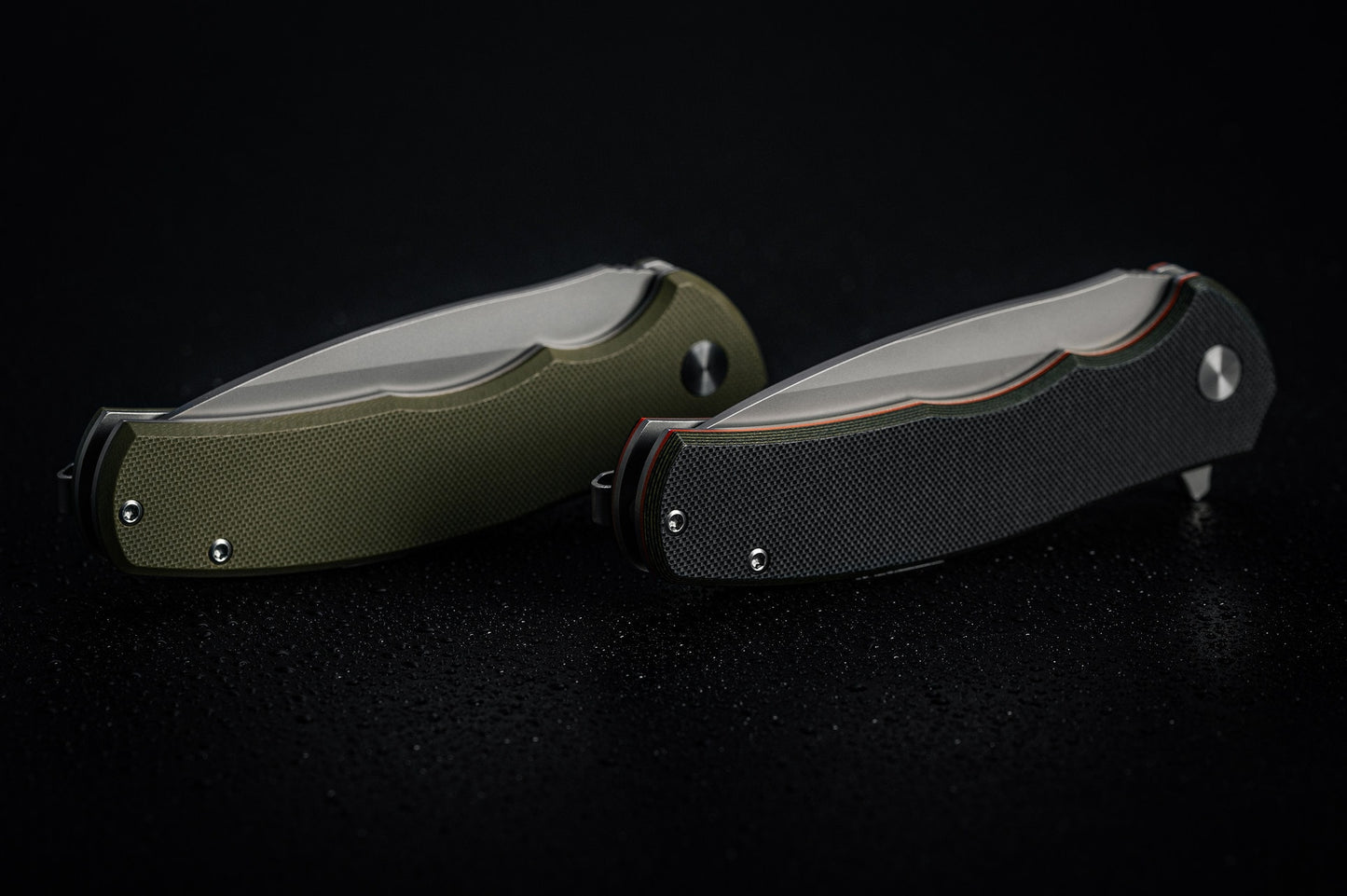 Nóż składany Badger Outdoor D2 Toro - Green