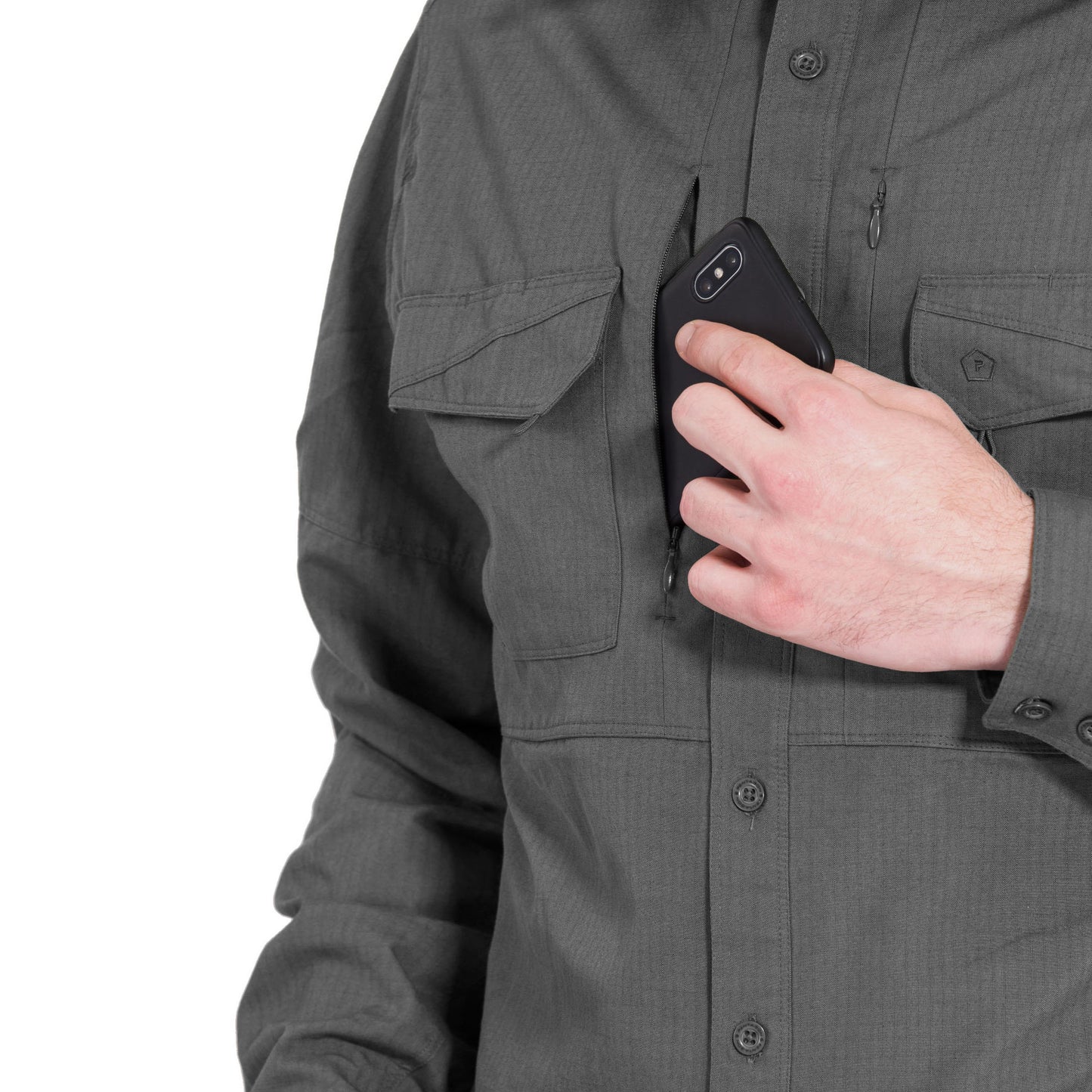 Koszula taktyczna Pentagon Plato Long Sleeve - Black