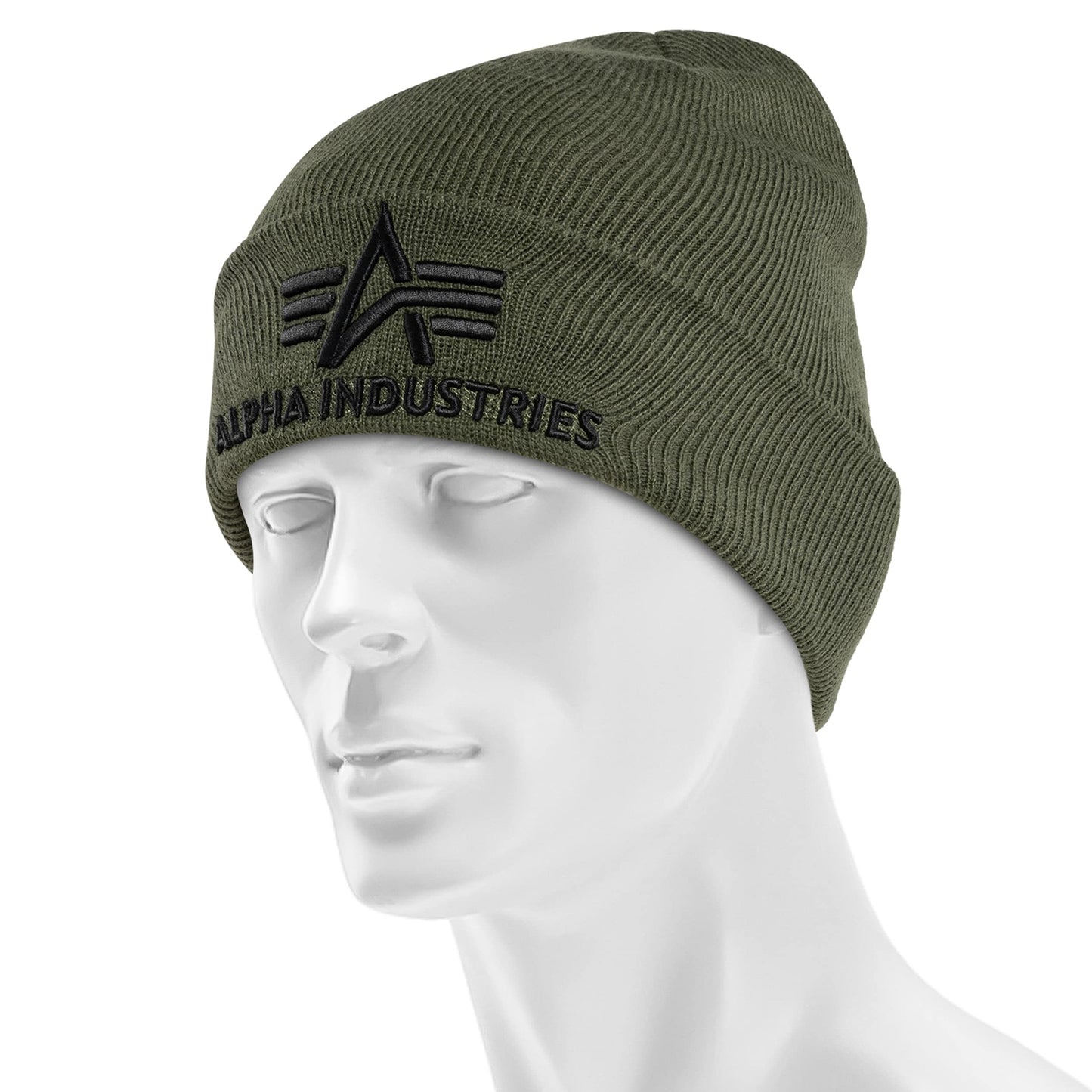 Czapka Alpha Industries 3D Beanie - Dark Green