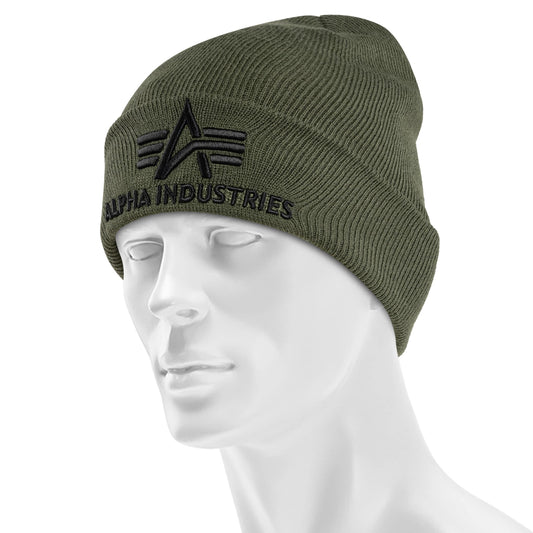 Czapka Alpha Industries 3D Beanie - Dark Green