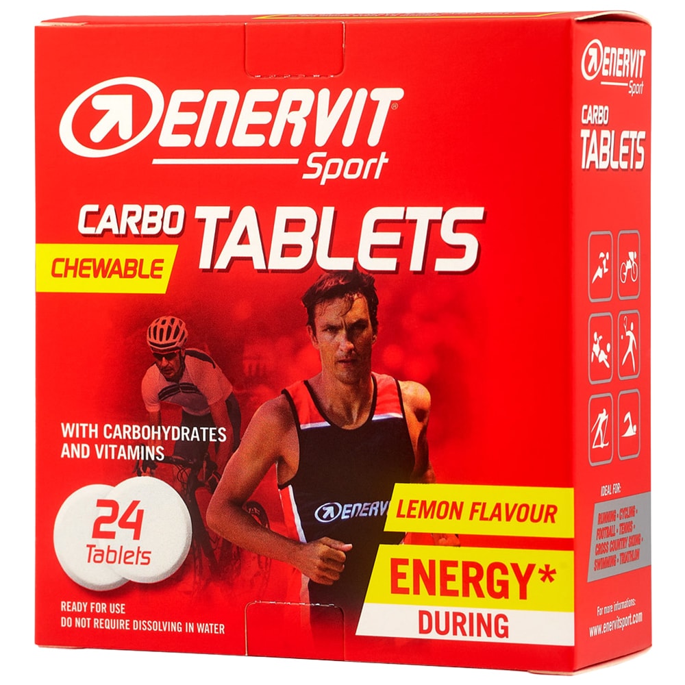 Tabletki energetyczne Enervit Sport Carbo Tablets 24 szt. - cytryna