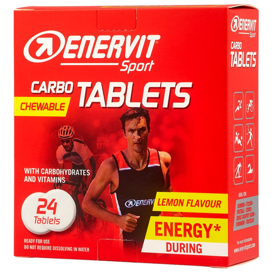 Tabletki energetyczne Enervit Sport Carbo Tablets 24 szt. - cytryna