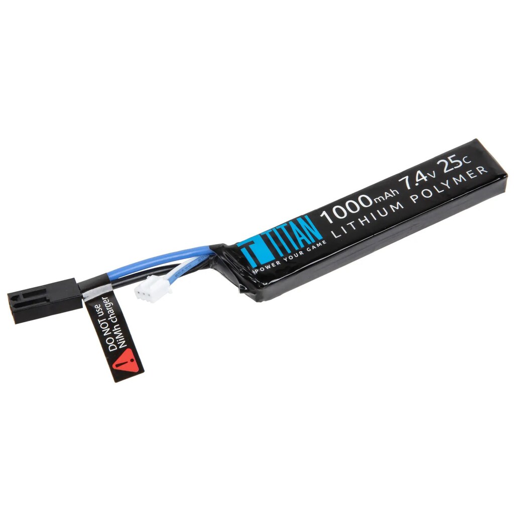 Akumulator ASG Titan Li-Po 7,4V 25C 1000 mAh - Tamiya