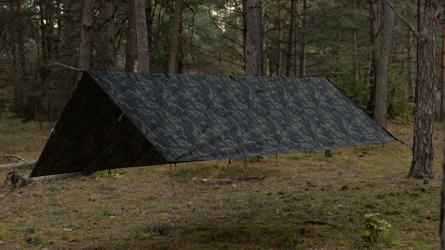 Płachta biwakowa TigerWood Tarp T2 3 x 2 m - Camo