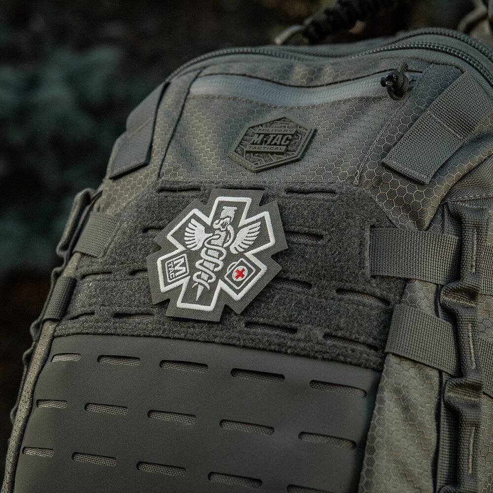 Naszywka M-Tac Paramedic (Haft) - Ranger Green