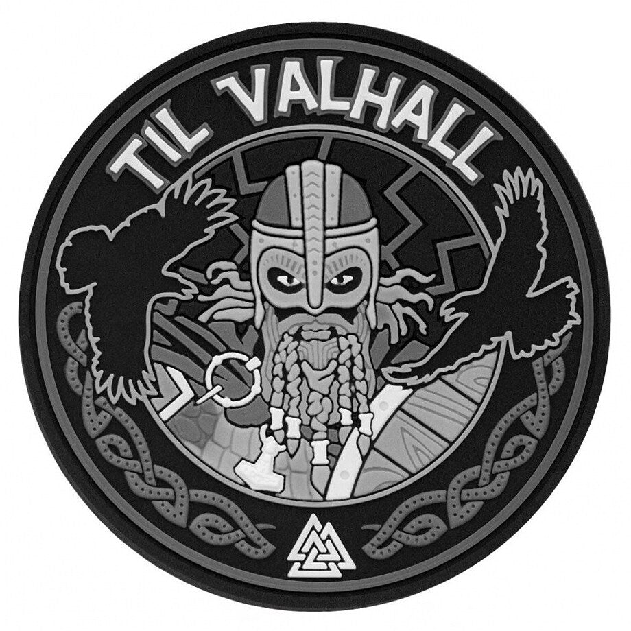 Naszywka M-Tac Til Valhall PVC Grey/Black