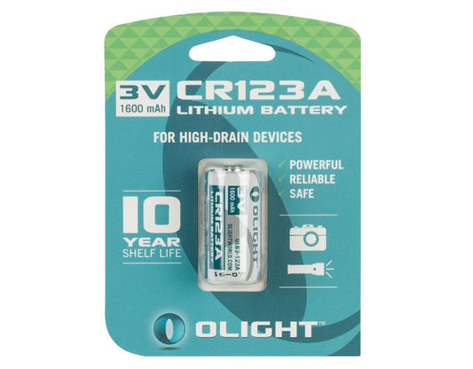 Bateria Olight 3V CR123 A Li-Fe 1600 mAh