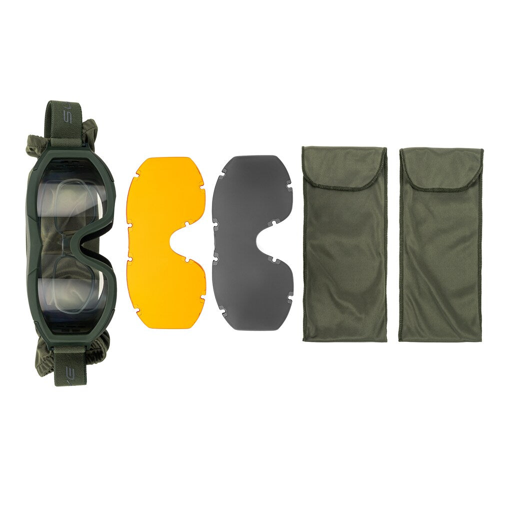 Gogle taktyczne Swiss Eye F-Tac - Olive