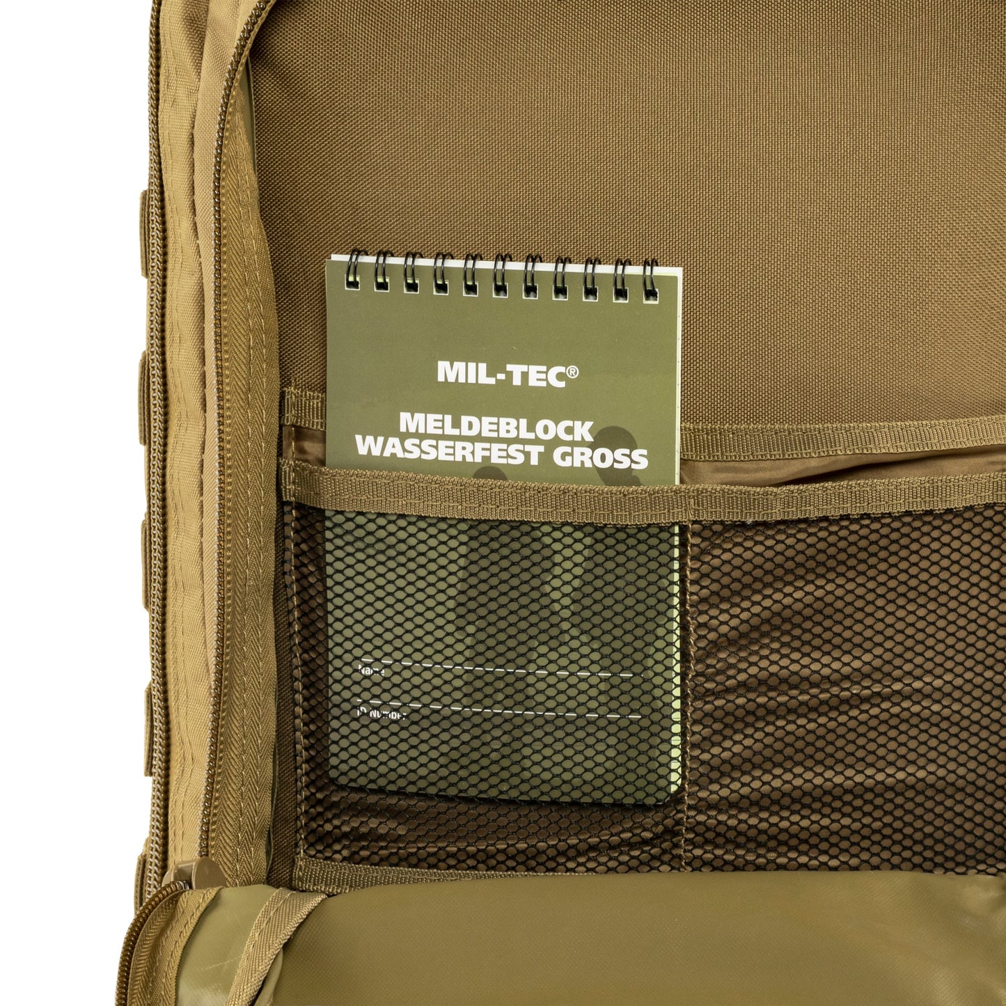 Notes wodoodporny Mil-Tec Olive - 100 x 150 mm