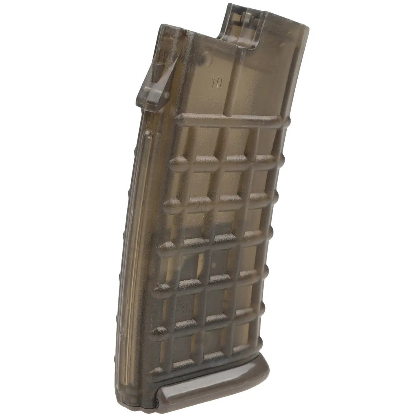 Magazynek Hi-Cap JG do replik AUG - Transparent Brown