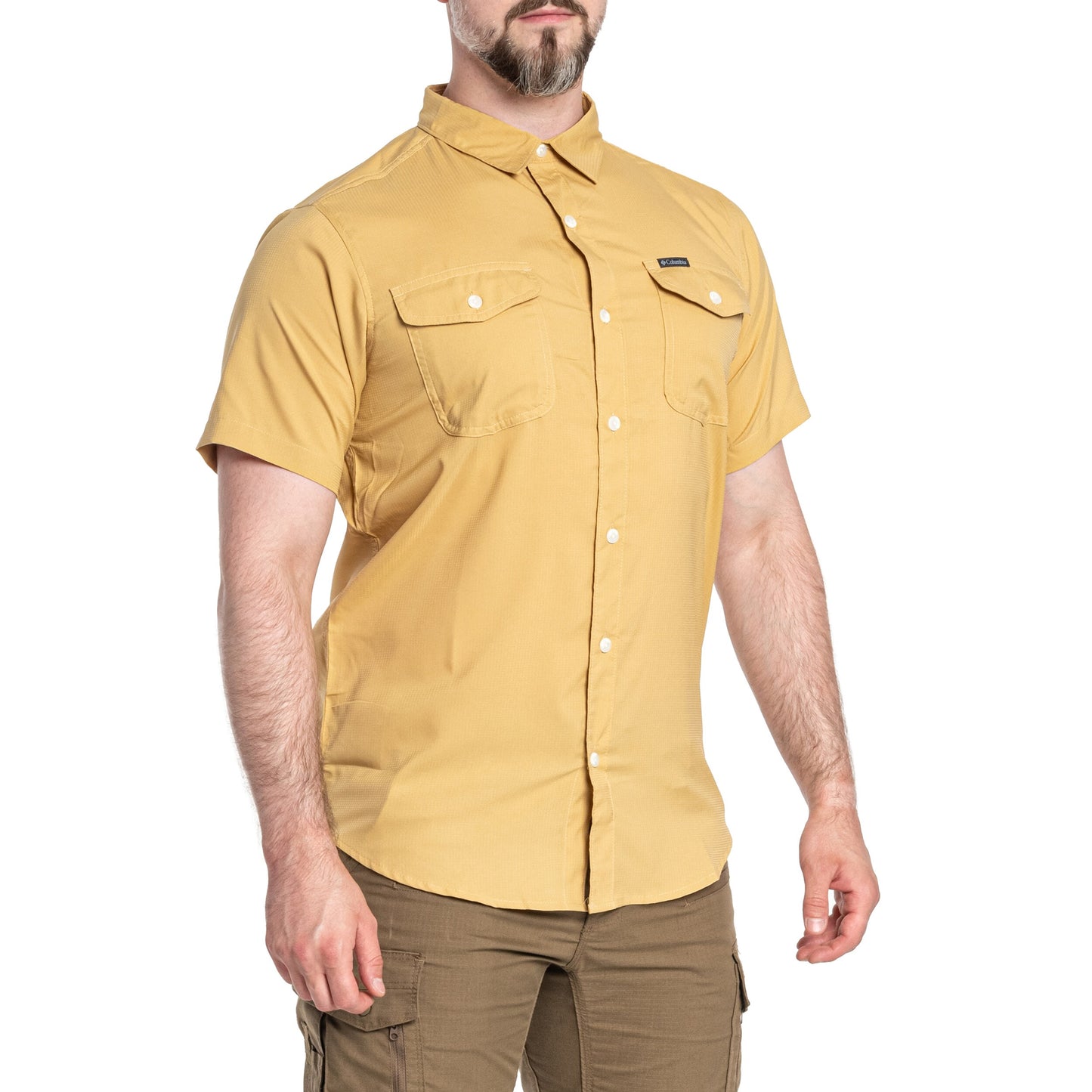 Koszula Columbia Utilizer II Solid Short Sleeve - Light Camel