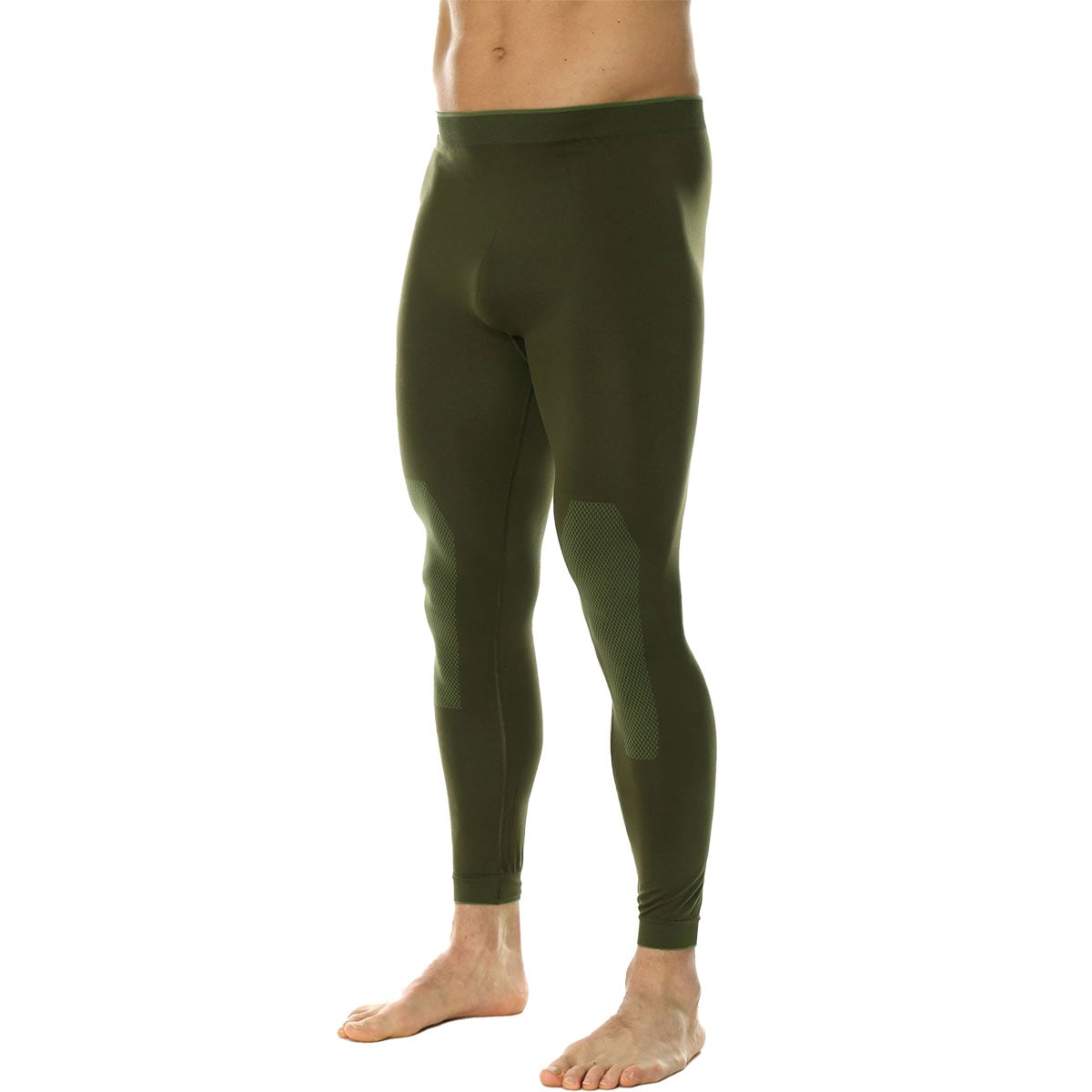 Legginsy termoaktywne męskie Brubeck Ranger Protect - Khaki