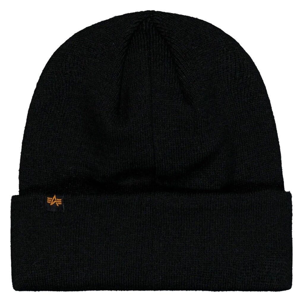 Czapka Alpha Industries Metal Logo Beanie - Black