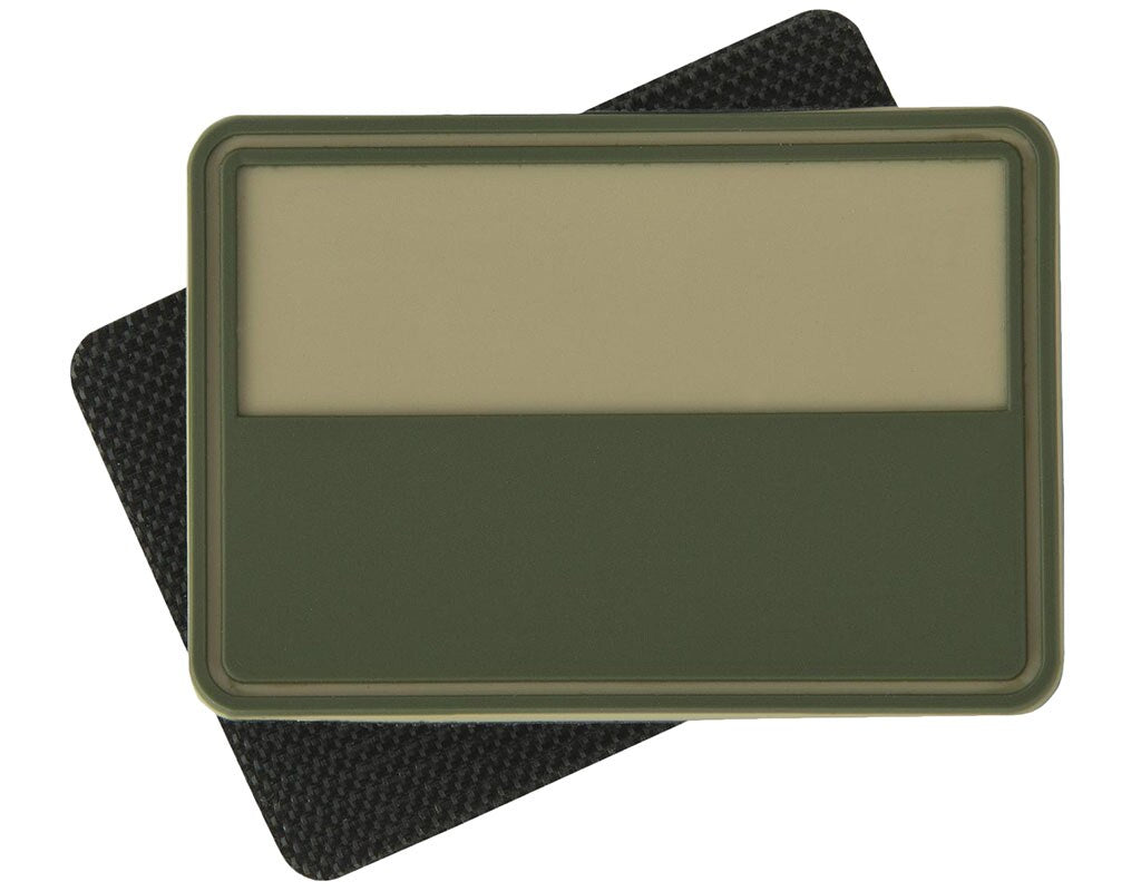 Emblemat velcro flaga Polska PVC Khaki -2 szt.