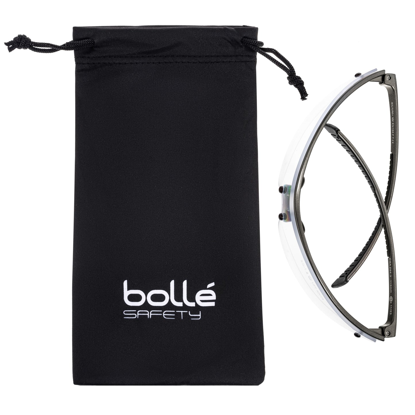 Okulary taktyczne Bolle Silium+ Clear Platinum