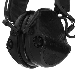 Ochronniki słuchu aktywne Sordin Supreme X2 Memoryfoam Headband - Black