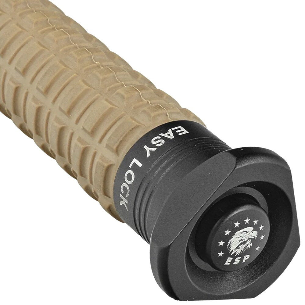 Pałka teleskopowa ESP Easy Lock Button Triangle End hartowana 20" - Khaki