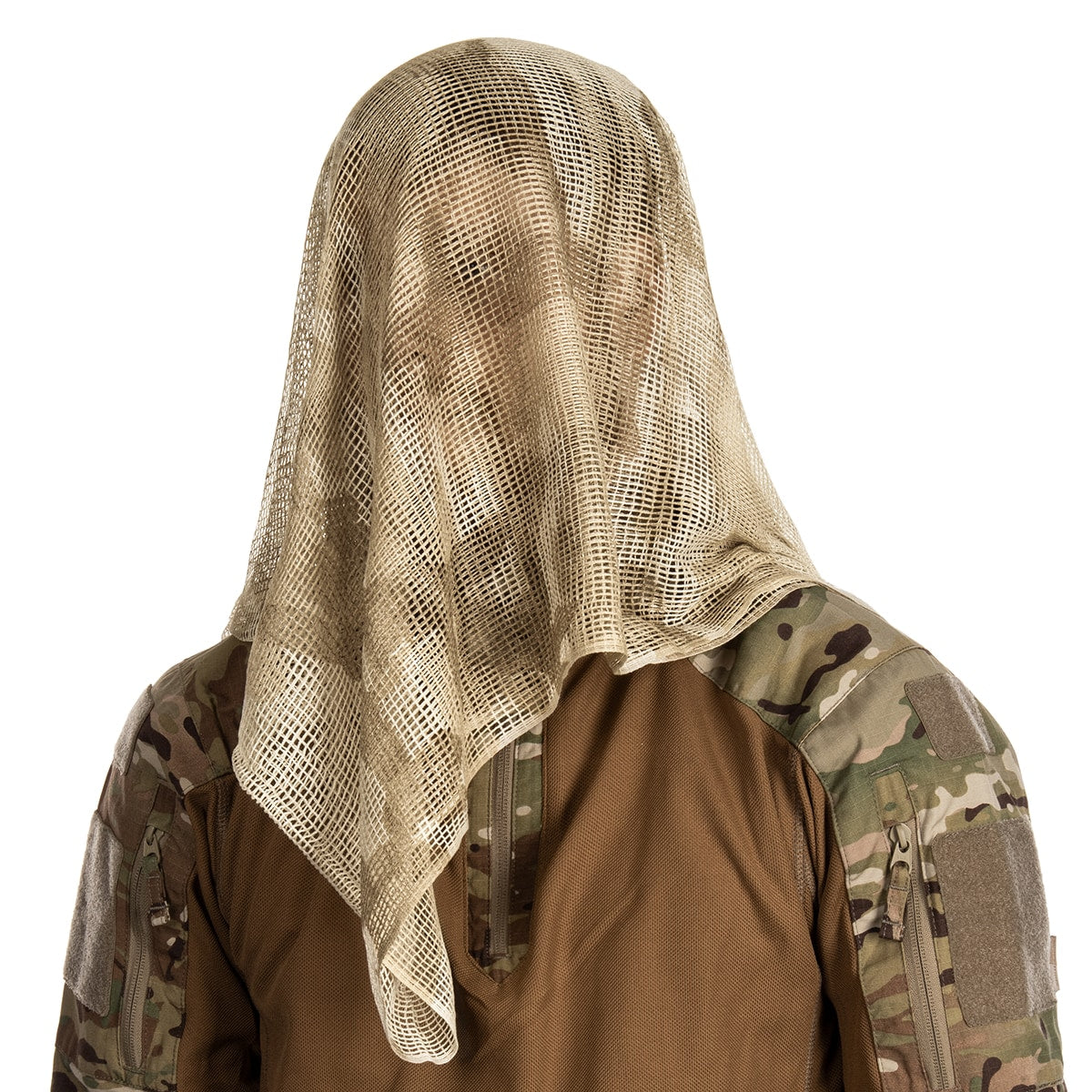 Osobista siatka maskująca Brandit Commando Net Scarf - Sandstorm