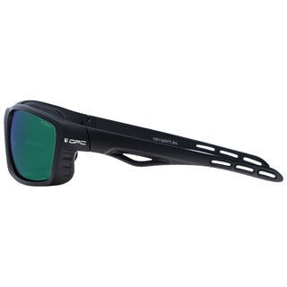 Okulary przeciwsłoneczne OPC Sport Everest Matt Black/Green Revo z polaryzacją