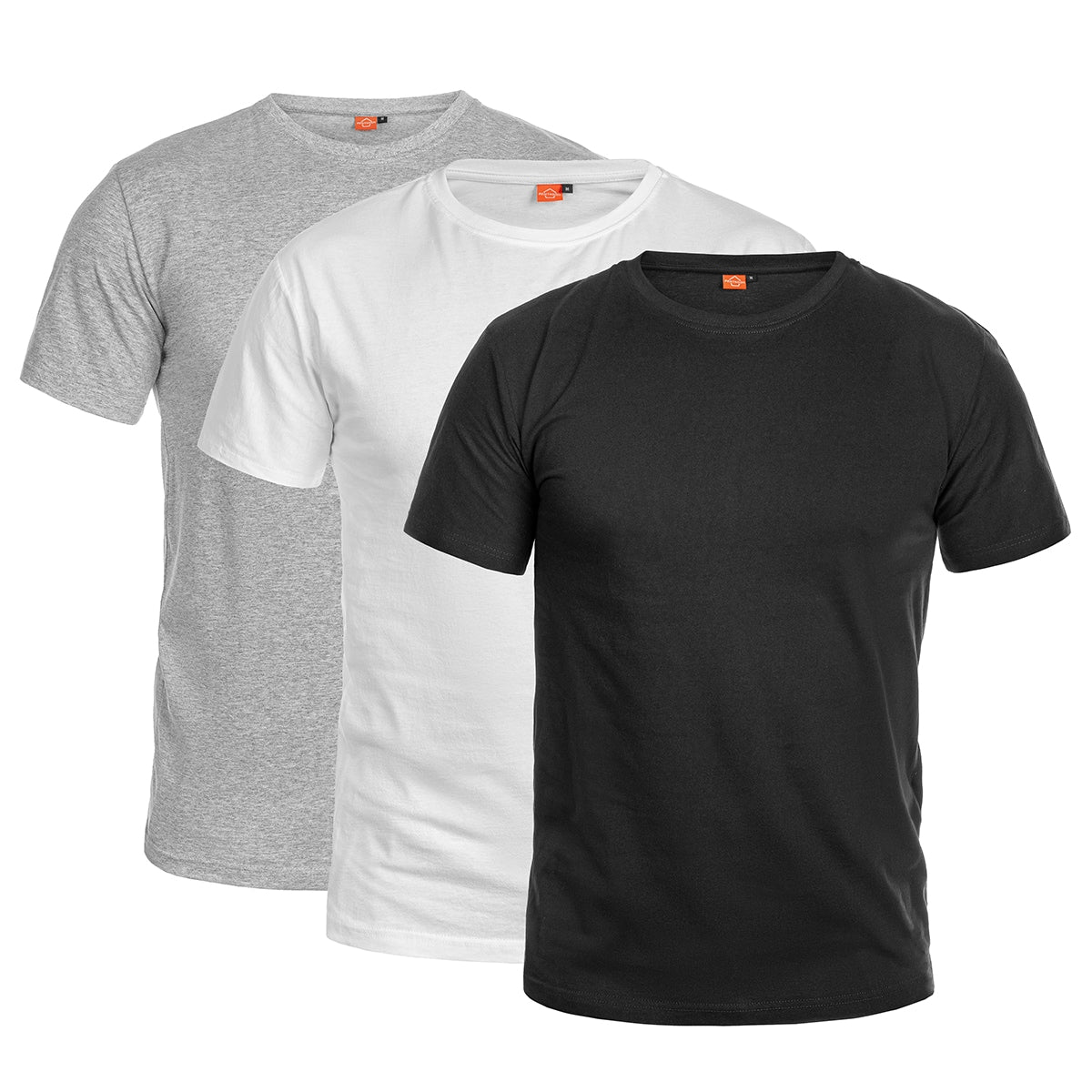 Koszulki T-Shirt Pentagon Orpheus Black White Gray Melange – 3 szt.