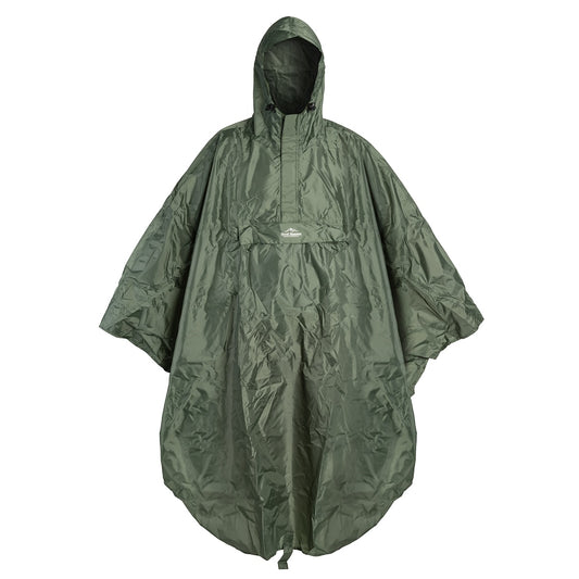 Ponczo Fjord Nansen Backpacker Thyme Green - S/M