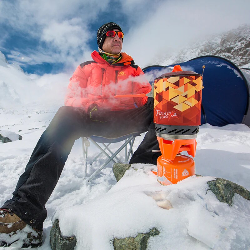 Kuchenka turystyczna Fire Maple FMS-X2 z garnkiem - Orange